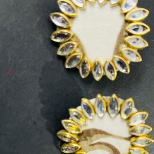 Fancy Party Wear Have Kunden Earrings