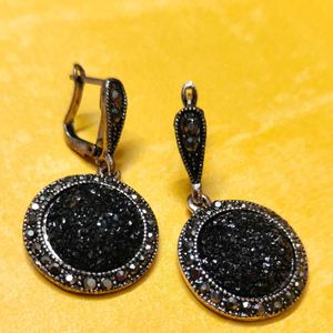 Indo Western Black Royal Earring