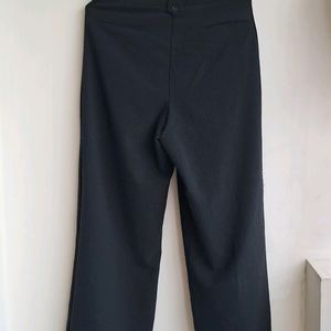 Black Wide Trousers