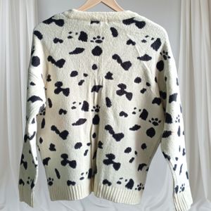 Animal Print Cardigan