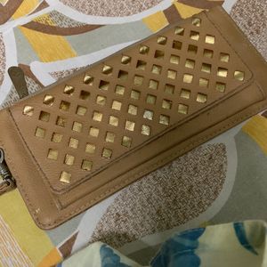 Beige Colour Wallet