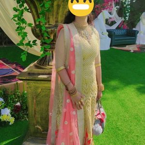 Full Emboried Gown Without Dupatta