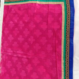 Pink Festive Wear Saree (Women's)