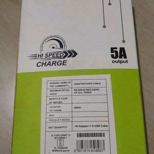 High Speed Oppo C- type  Charger