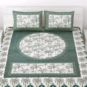 Comfortable Cotton Printed Double Bedsheet