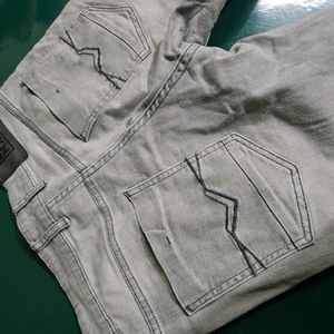 Men Grey Denim