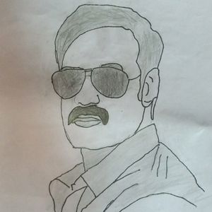 Ajay Devgan Pencil Sketch...