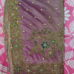 Heavy Work Party Wear Saree