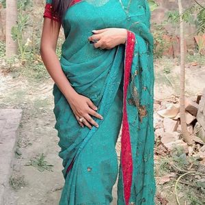 Georgette saree