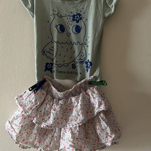 Branded Kid Girl Skrit Top