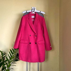 Hot Pink Overcoat/Blazer