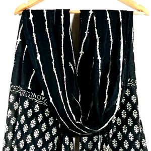 Black & White Dupatta (Women)