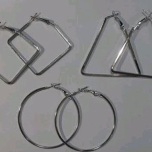 Combo Of 3 Earrings