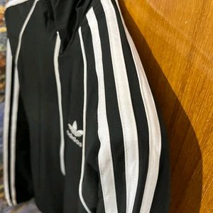 ADIDAS ORIGINALS BLACK 3 STRIPES JACKET