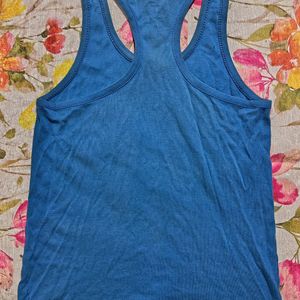 Girls Cotton Rib Racer Back Tank Top