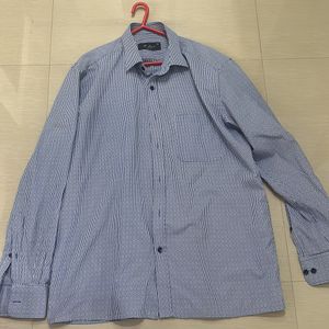 Blue Checked Shirt For Men