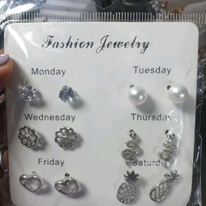 Combo Silver Studs