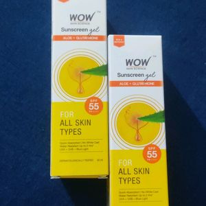 Wow Skinscience Sunscreen Gel  SPF55++++