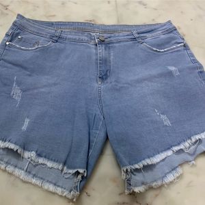 Light Blue Denim Shorts