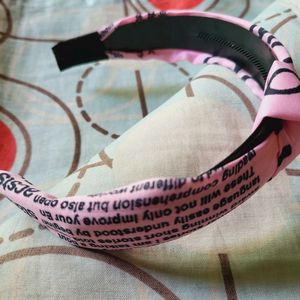 Beautiful Pink Hairband