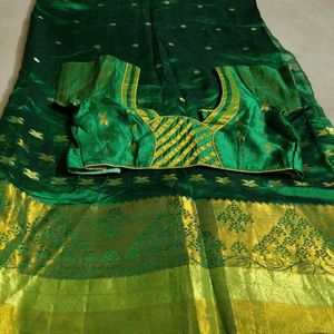 Green Saree