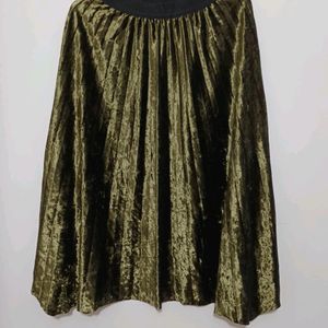 Velvet Skirt...waist 26 28 30 32 Inches