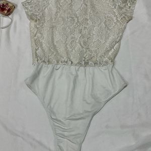 Cream Colour Bodysuit