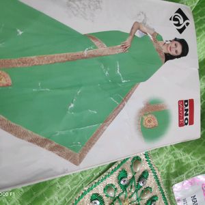 Pista Green Color Saree....