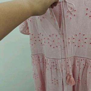 Ginger Cutwork Cotton Dress