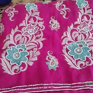 Rani Colours Saree With Bouse Size 32