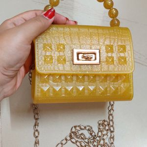 🆕 Mini Cutest Golden Shimmer Bag