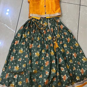 5,6, Year Old Baby Girl Ethnic Wear Lengha Brand