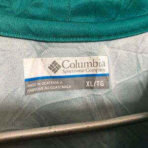 Columbia Sea Green Long Sleeve T Shirt