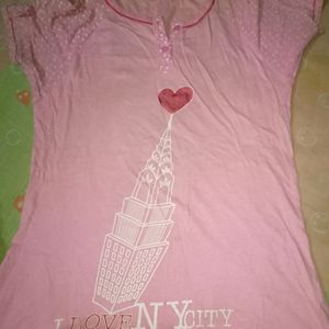 Regular Wear Pink Top.