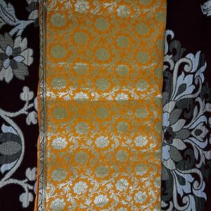 Yellow Banarasi Saree