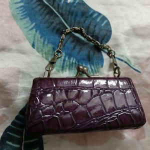 Mini Purple Wallet