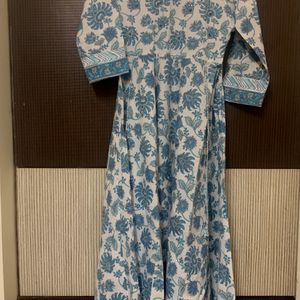 Pure Cotton Kurta With Dupatta(No Lower)