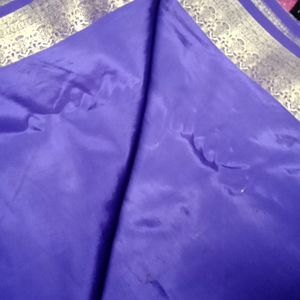 banarasi silk saree without blouse in good condition