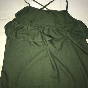 Branded Dark Green Top