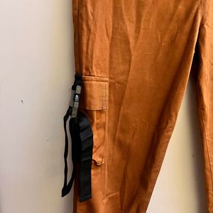 Rust Joggers For Women