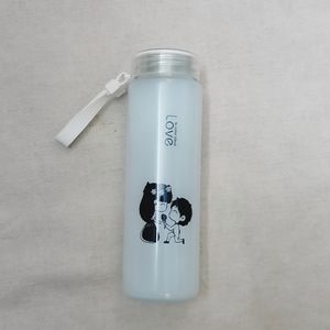 Love Birds Glass Bottle (Single,500ml )