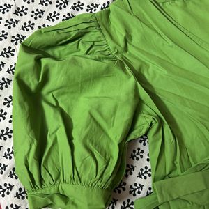 Neon Green Cotton Top