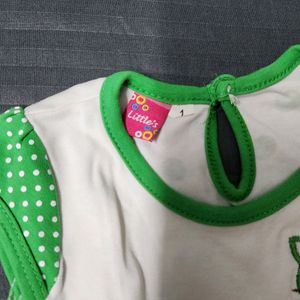 Green Dress For Newborn Girl Baby