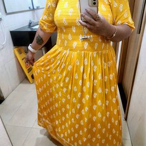 Yellow Jaipur Dress