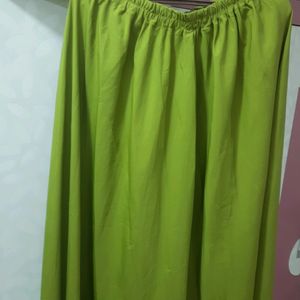 Itz Olive Green Casual Skirt😍