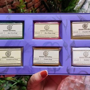 Pack Of 6 Khadi Natural Ayurvedic Soap