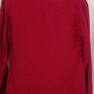 Maroon Festive Kurta