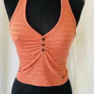 Holister Halter Neck With Attached Bra Top