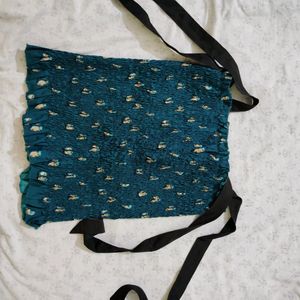 Pintresty Tie Up Green Top