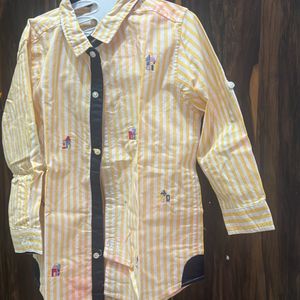 Yellow Embroidery Shirt